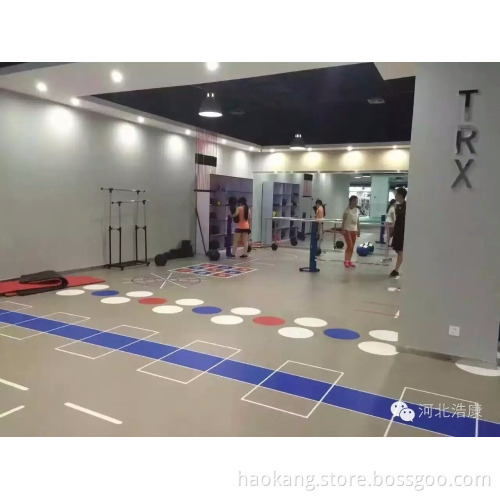 Colorful design fitness floor mat